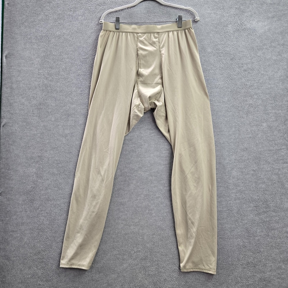 Milliken Men Pants L Beige Cold Weather GEN III Logo Military Polartec